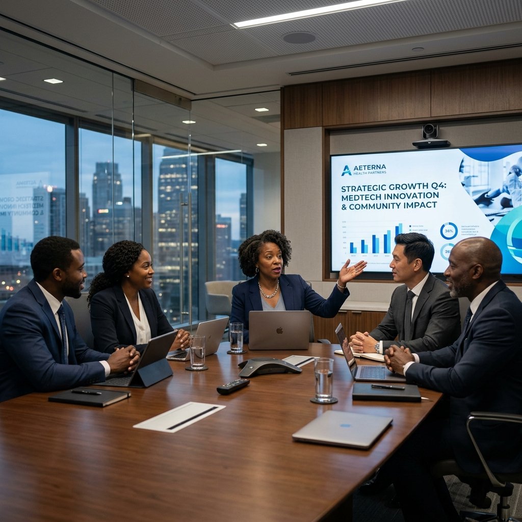 Executive cohort members in a professional leadership session